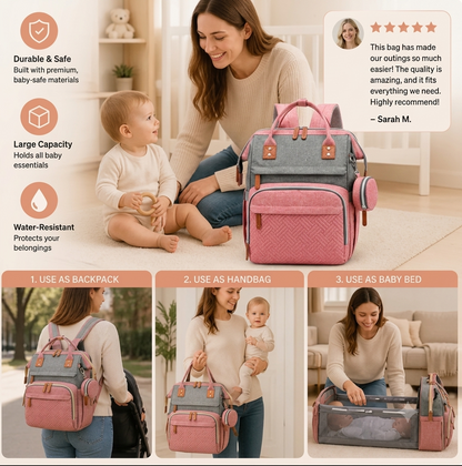 All-in-One Diaper Backpack