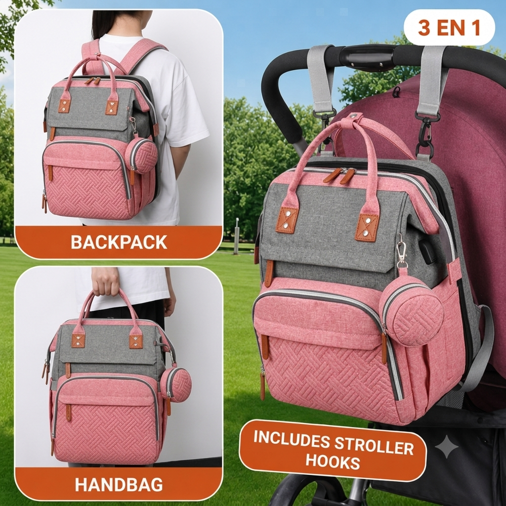 All-in-One Diaper Backpack