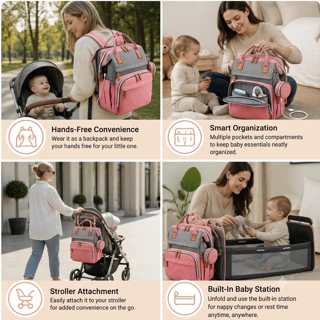 All-in-One Diaper Backpack
